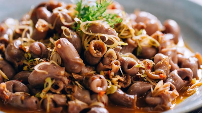 Bao tử cá basa rim sa tế