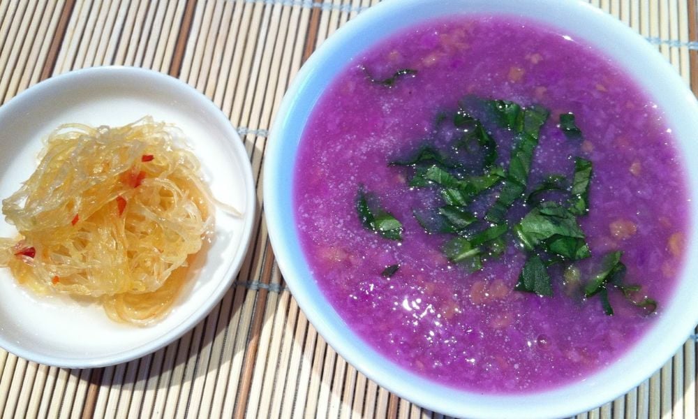 Canh khoai mỡ chay