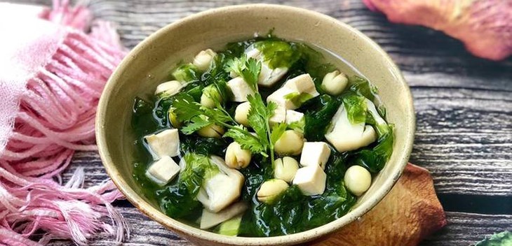 Canh rong biển chay