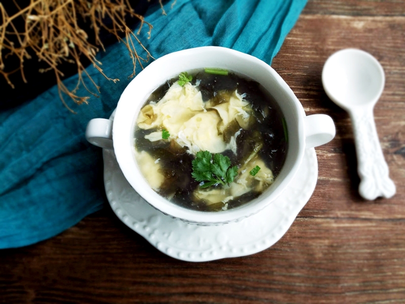 Canh rong biển trứng thanh đạm