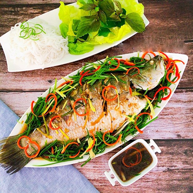 Cơm cá hấp gừng