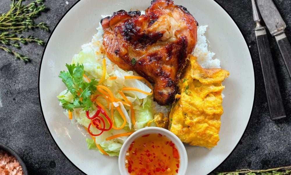 Cơm tấm gà nướng