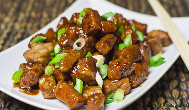 Cơm thịt rim mặn