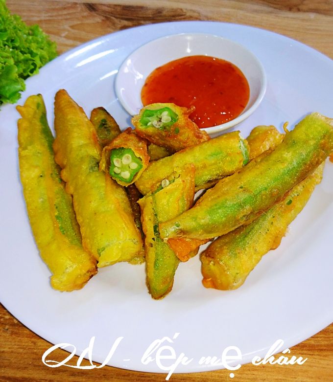 Đậu bắp chiên giòn