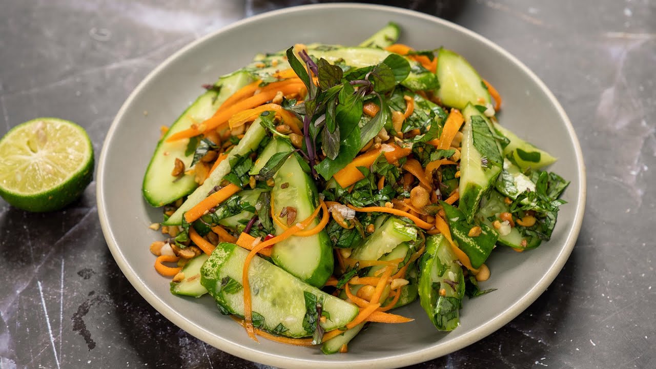 Dưa góp dưa leo chua ngọt