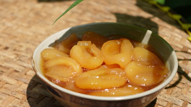 Dừa non rim đường