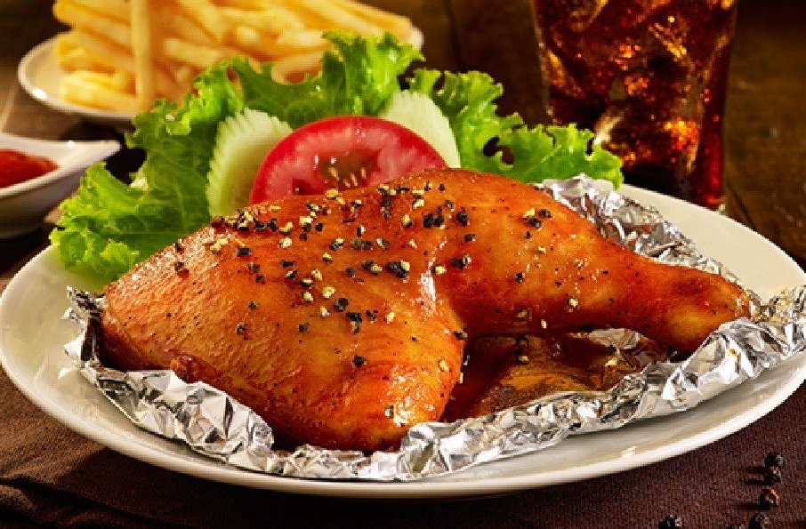 Gà nướng giấy bạc