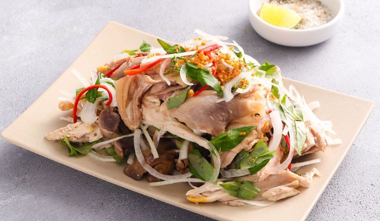 Gỏi bắp cải gà xé