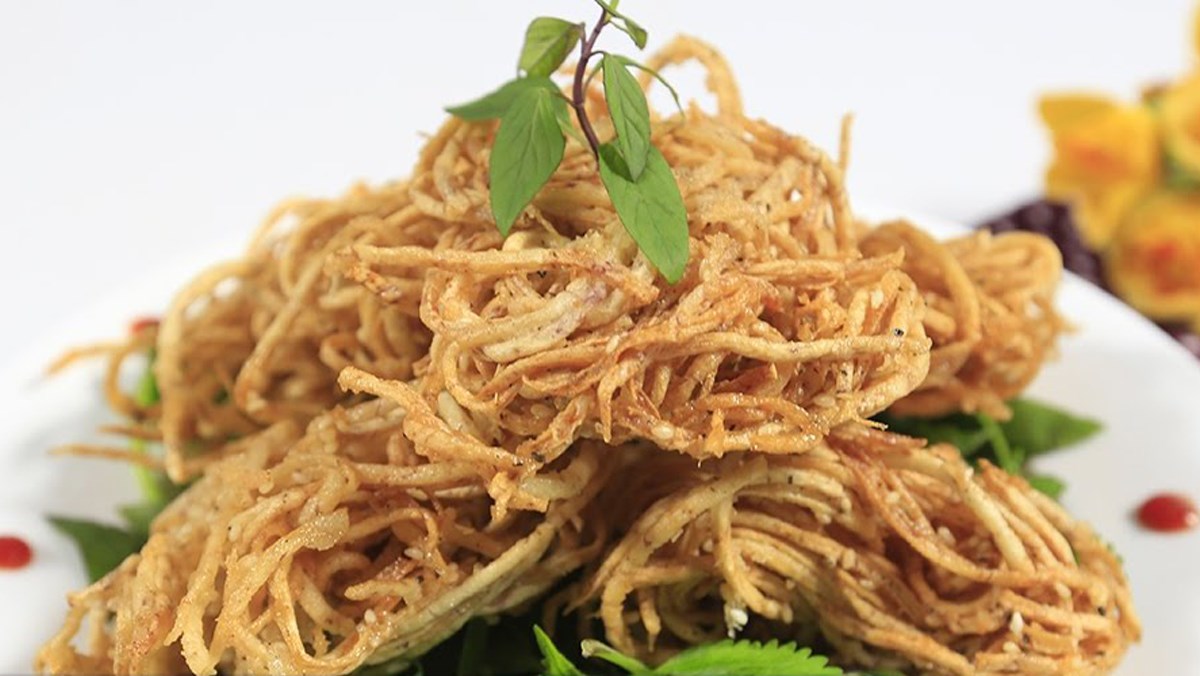 Khoai môn chiên giòn Thái