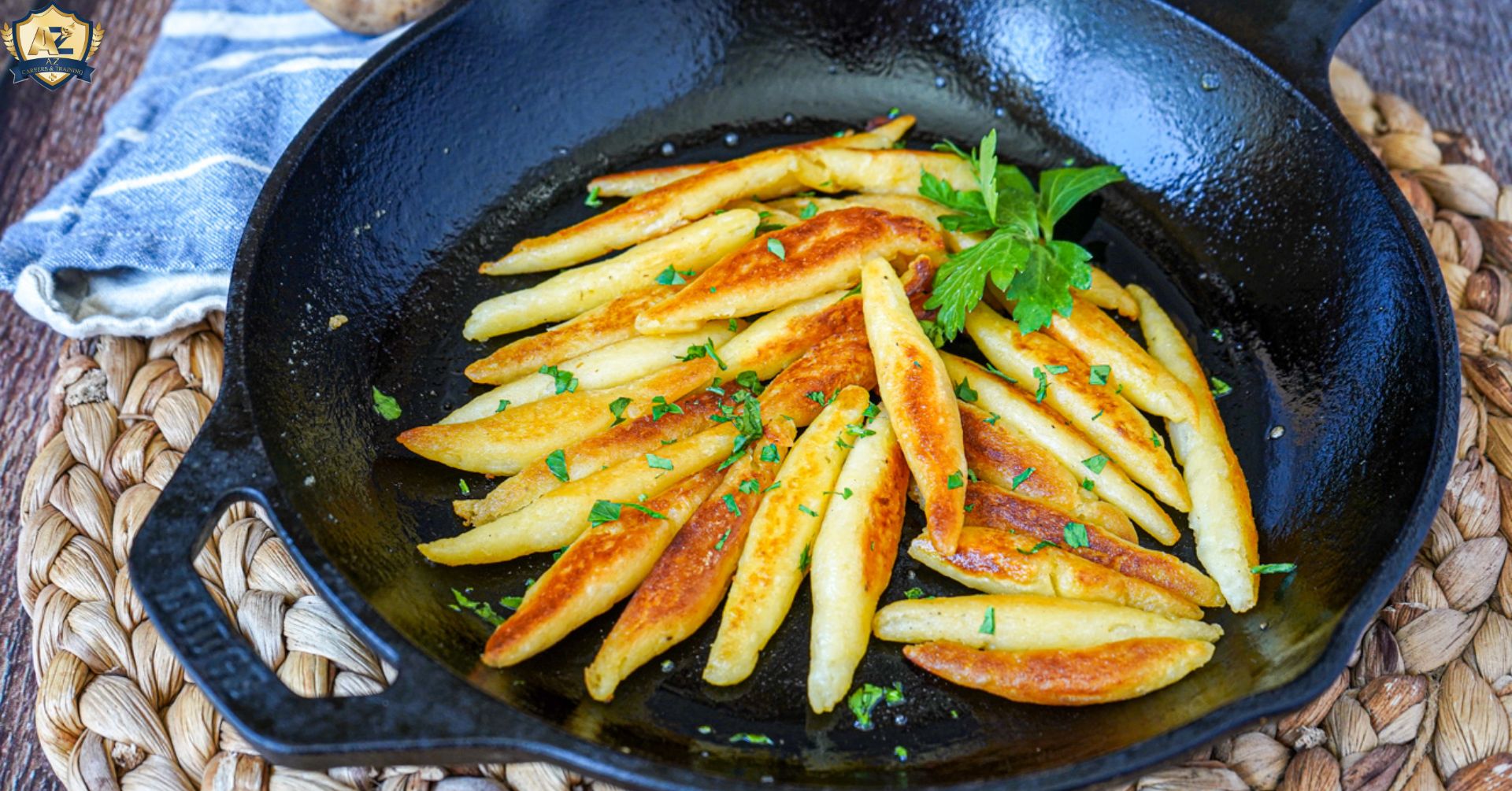 Khoai tây áp chảo bơ tỏi