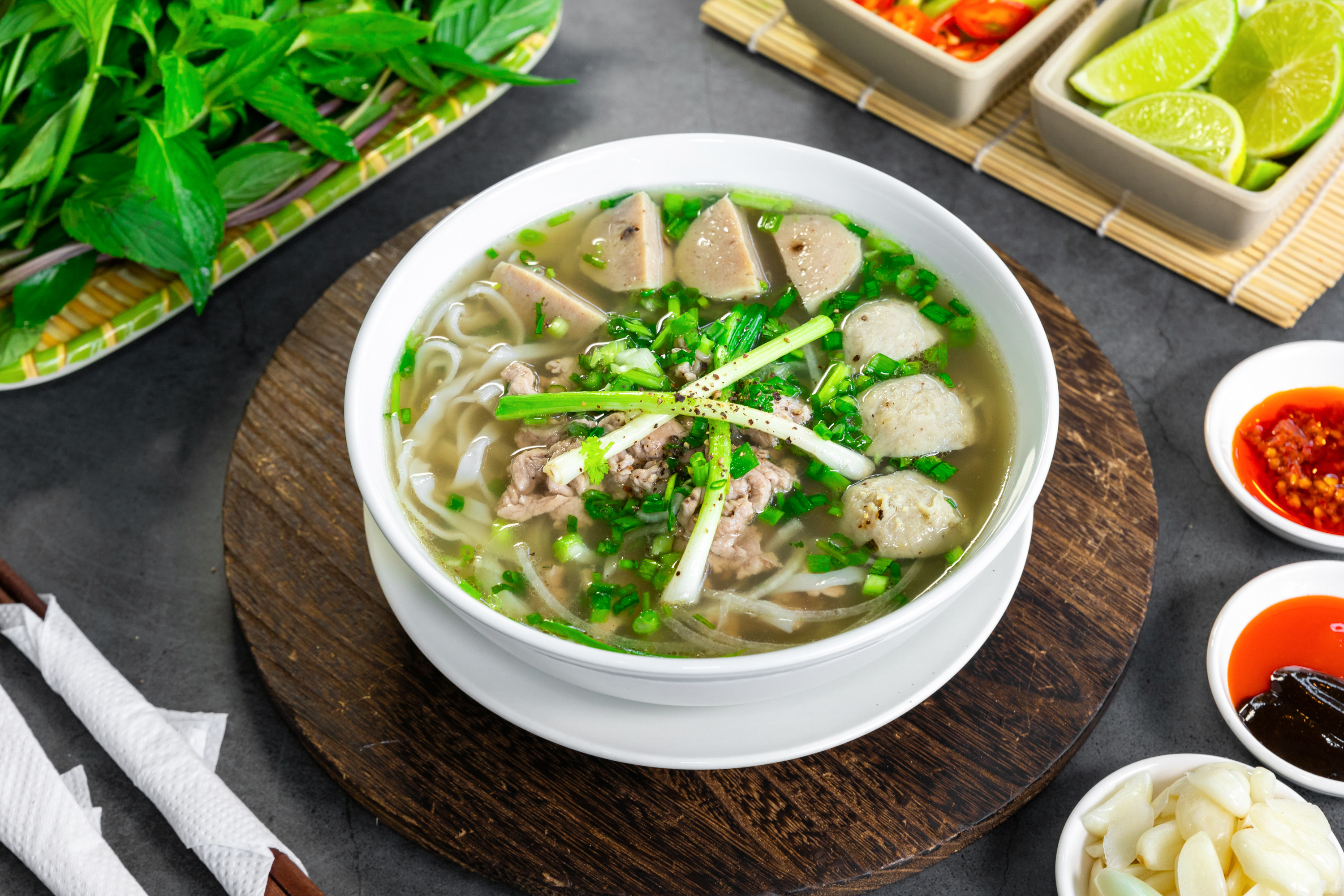 Phở bò viên