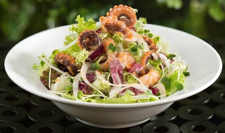 Salad bạch tuộc trộn