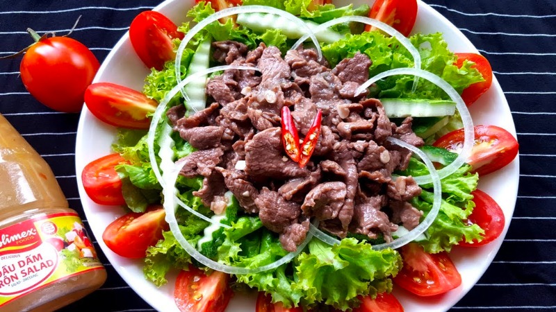 Salad bò trộn chua ngọt