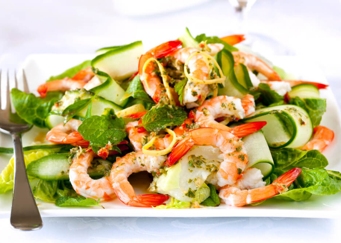 Salad hải sản chua ngọt
