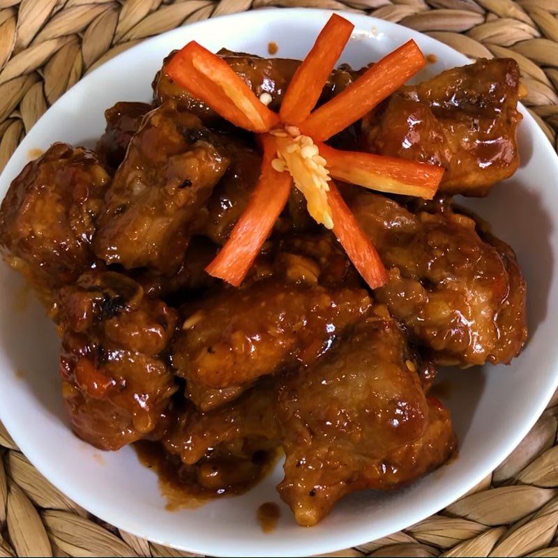 Sườn non rim mật ong