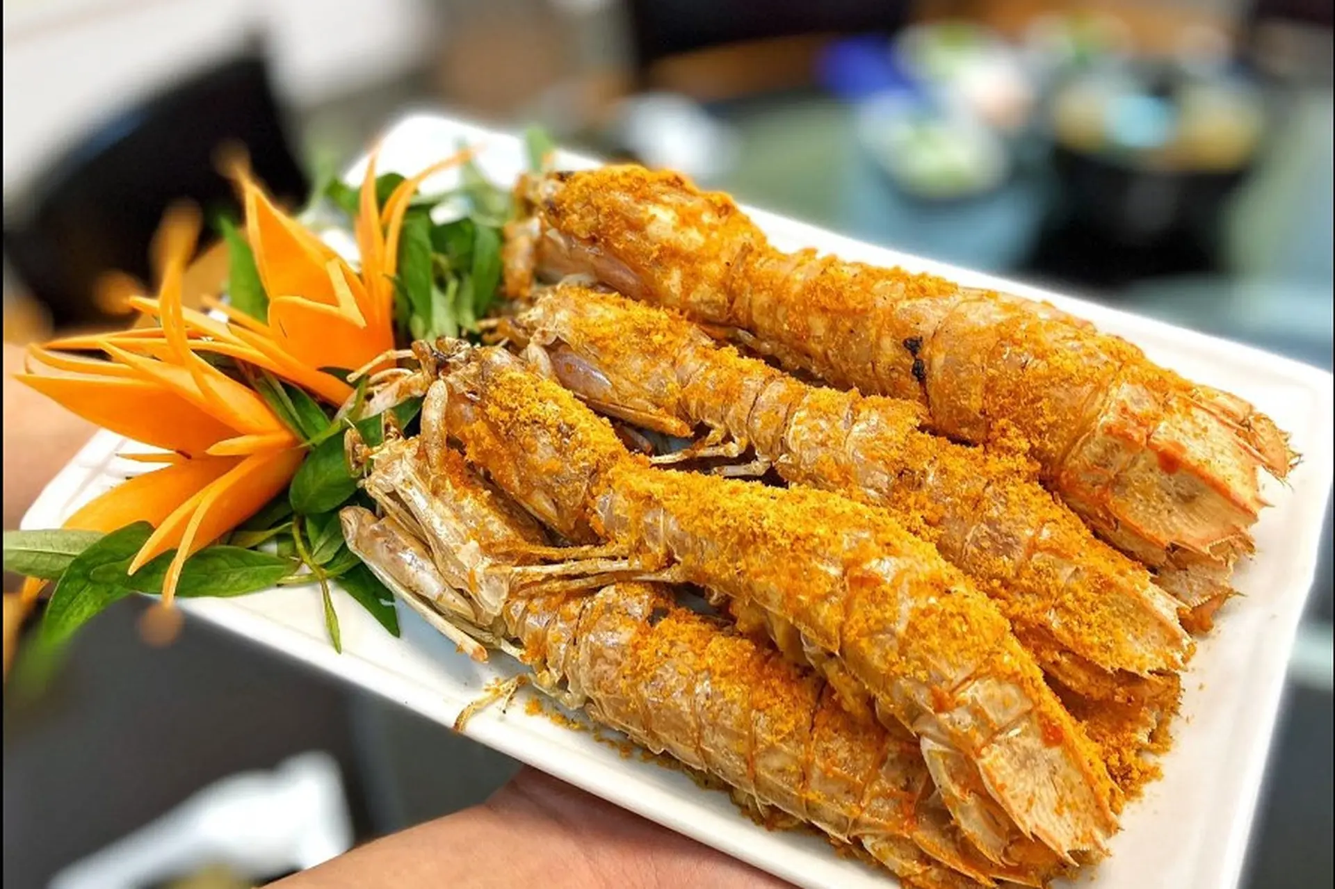 Tôm tích rang muối