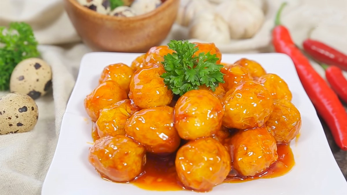 Trứng cút chiên bơ