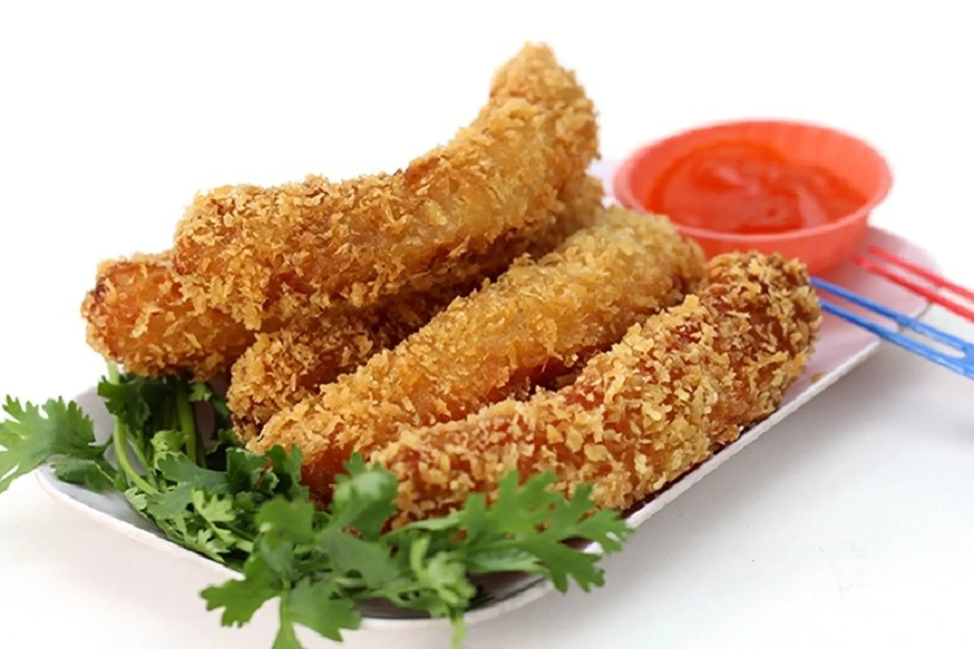 Xúc xích chiên xù