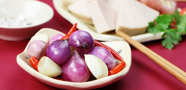 Hành tím, tỏi, nghệ, ớt